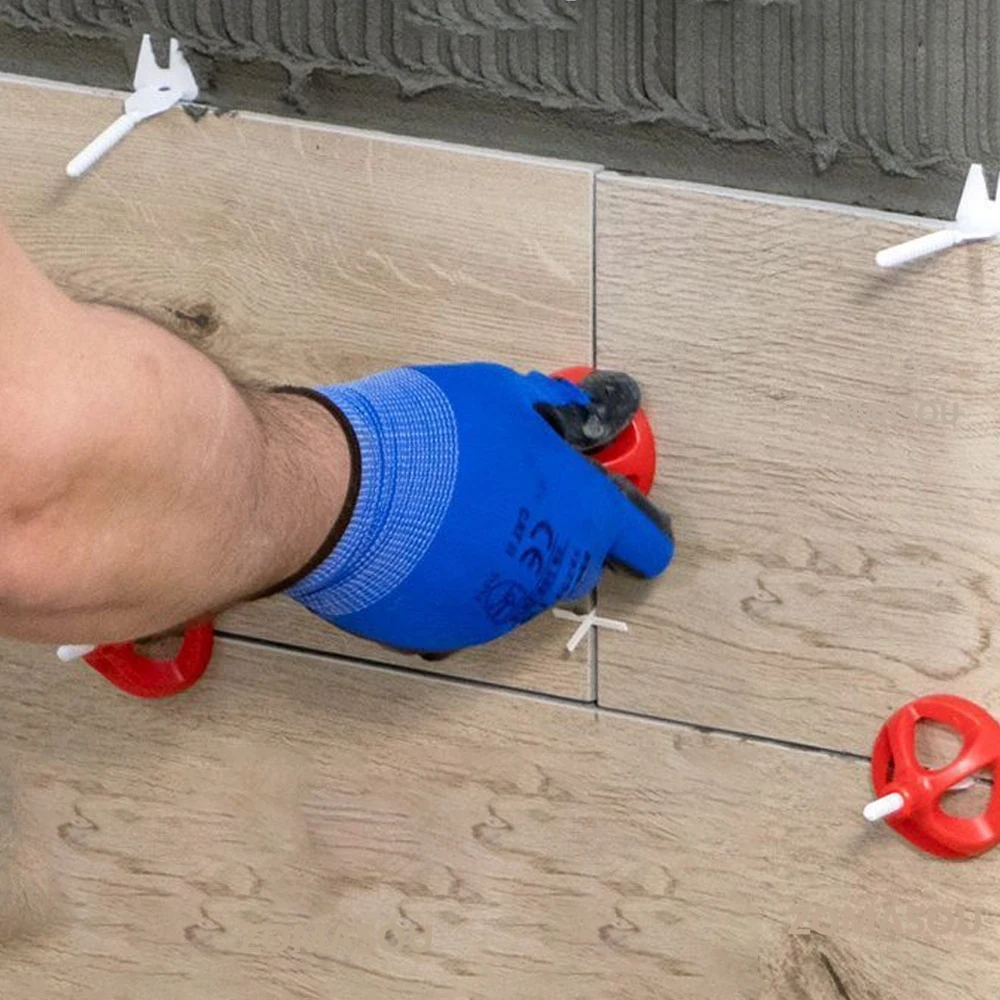 Professional Ceramic Tile Leveling System Clips Spacers Straps Spiral Wadge for Tile Laying Wall Floor Fixing Construction Tools