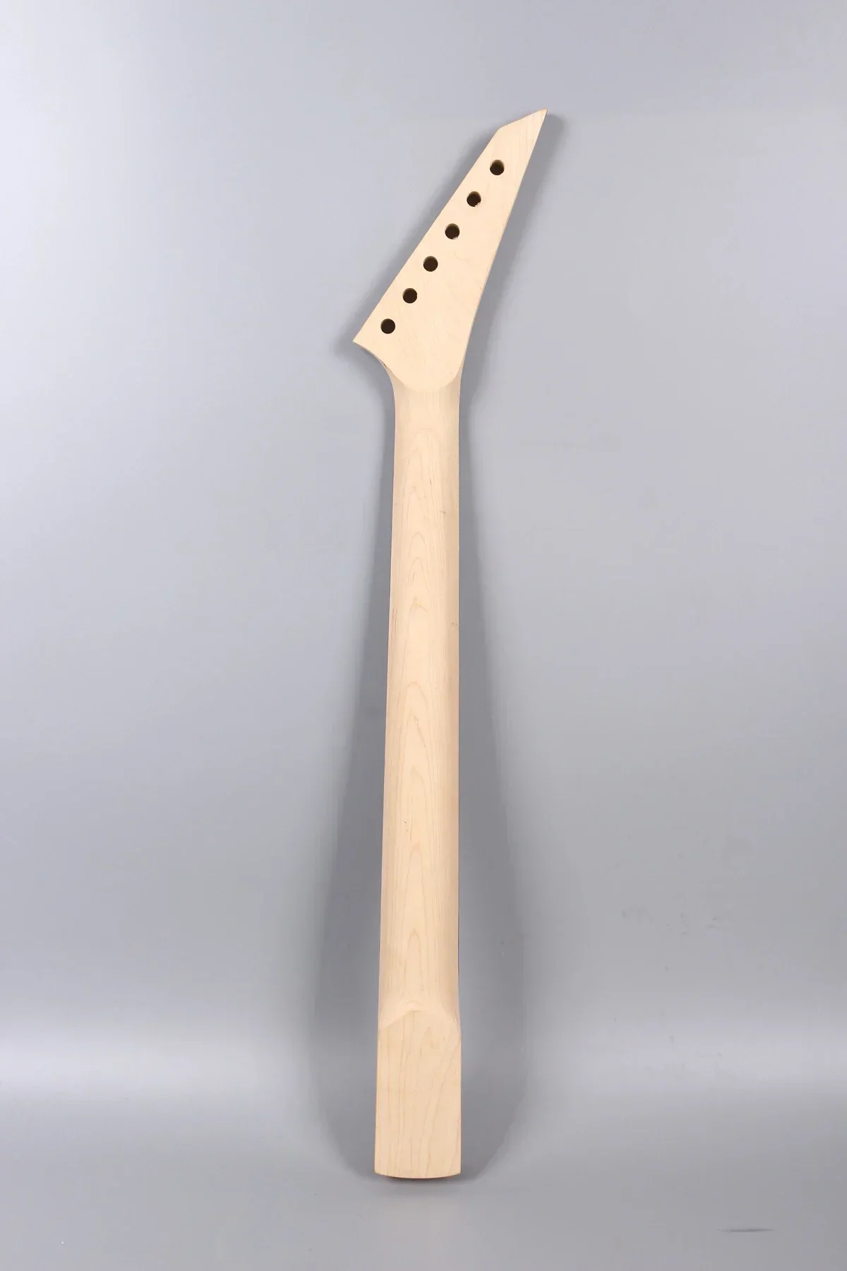 normal neck  Guitar Neck 24 fret 25.5inch Maple Fretboard Shark Fin Jackson DIY Reversed Head binding