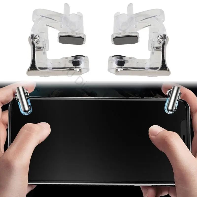 96BA Handy-Spiel Controller Empfindliche Schießen Ziel Löst Gamepad Metall Tastaturen Telefon Joystick Controller Für Spiel – Detail 10