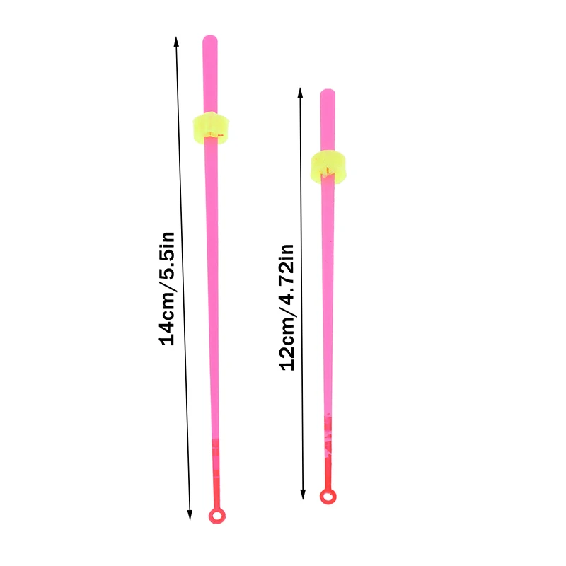 5 قطعة/المجموعة 12/14 سنتيمتر المحمولة الشتاء الجليد الصيد رود العلوي تلميح القسم بوبر مؤشر الصيد تمديد القطب معدات صيد الأسماك معالجة
