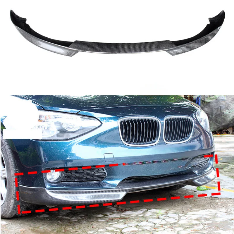 

Factory Hot Selling For 1 Series F20 2010-2014 Style Carbon Fiber Lip Original Front Bumper Carbon Lip