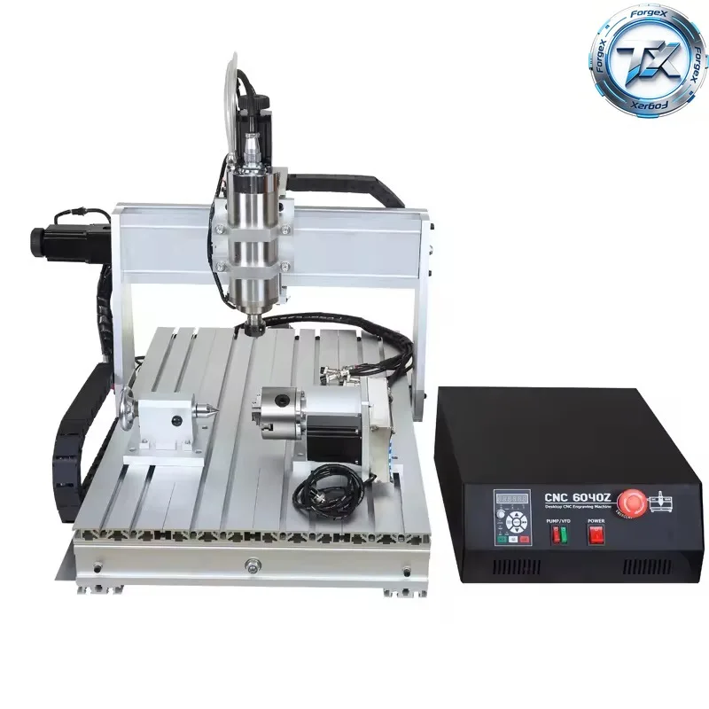 

【Professional Grade】TX CNC Router USB 6040 Engraving hine 2200W for Woodworking with Ball Screw H 3 Controller for USB 604