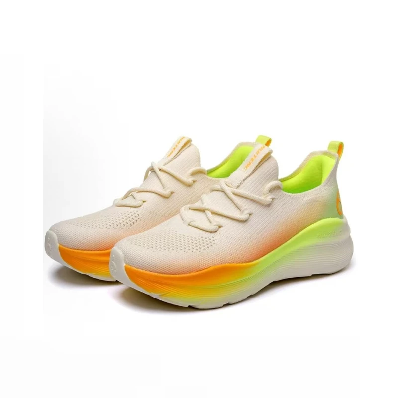 

Gradient Designed Low Top Casual Sports Shoes Eye Catching Comfortable Versatile Shock Absorbing Anti Slip Wear Resistant Unisex