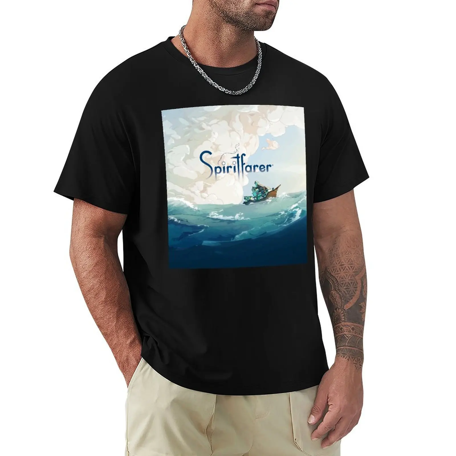 

Spiritfarer (Landscape) T-shirt customs boys whites sweat mens funny t shirts