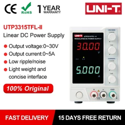 UNI-T UTP3315TFL-II Linear DC Power Supply Adjustable 30V 5A Single Channel Benchtop For Phone Repair Instrument