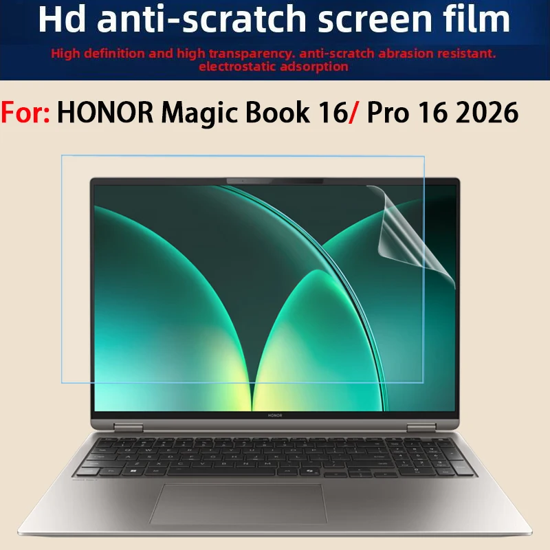 For HONOR MagicBook 16 2026 Keyboard Film MagicBook Pro 16 2026 laptop Screen Film Toughened Film Anti-blue Film Anti-reflective