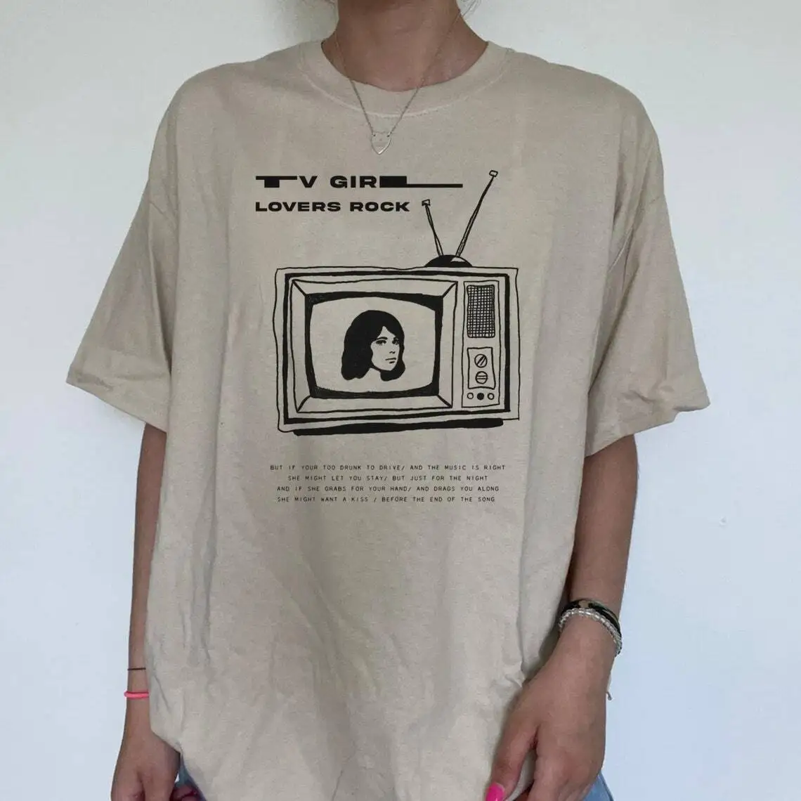 TV GIRL Lovers rock shirt, reprinted shirt, sand color, gift for fan TE6589