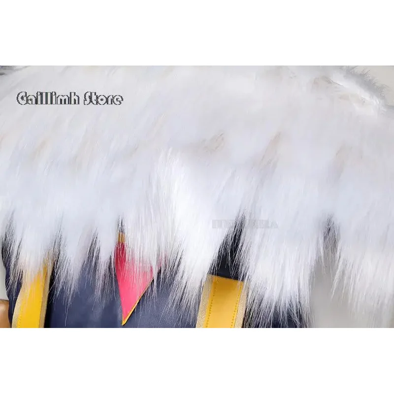 2025 LOL HEARTSTEEL Sett The Boss أزياء تنكرية شعر مستعار زي قبعة آذان الشعر لعبة حفلات الهالوين Teamfight رجالي جلد جديد S