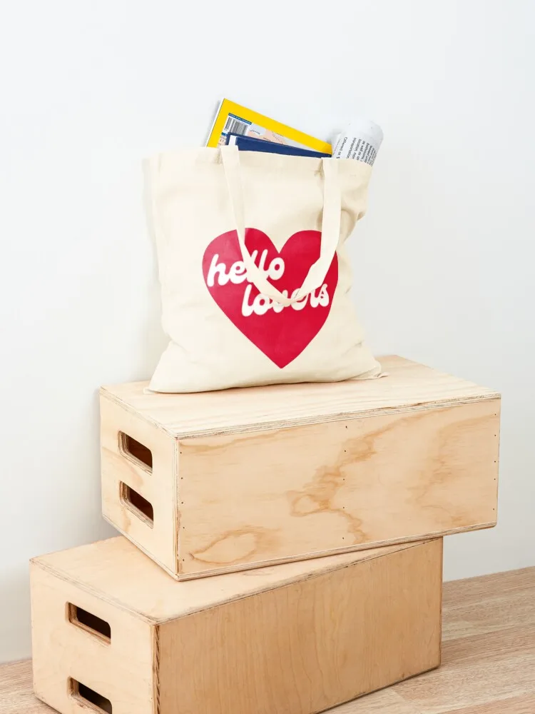 hello lovers Tote Bag tote bag canvas tote bag women Woman shopper Women's shopper