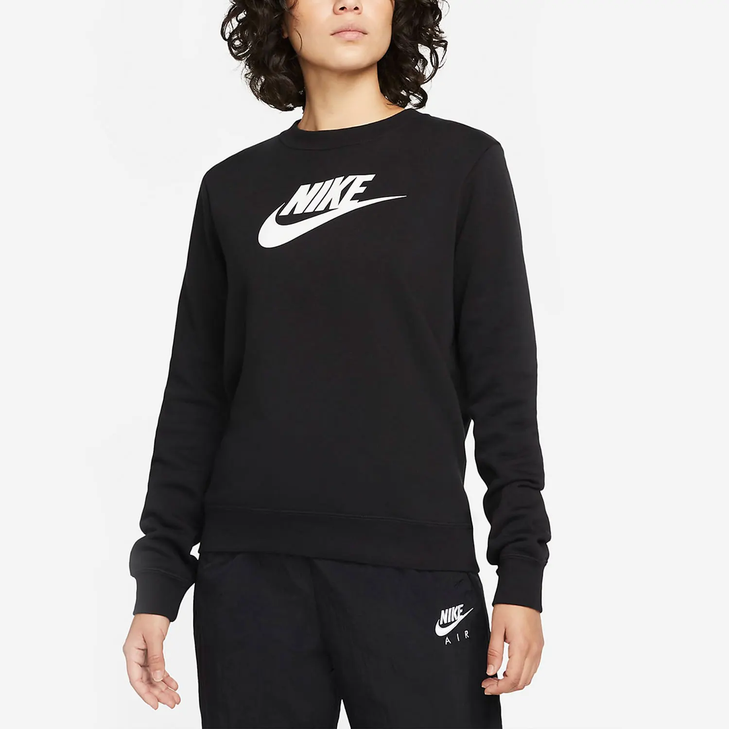 

Nike genuine Seasonal New Women's Knit Casual Sportswear Round Neck Sweatshirt DQ5833-010