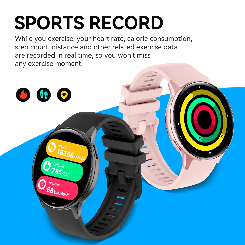 VALDUS VS41 Pro Smartwatch Man Woman SOS BT Call NFC Heart Rate Blood Oxygen Fitness Cycling Waterproof AMOLED 2026 Smart Watch