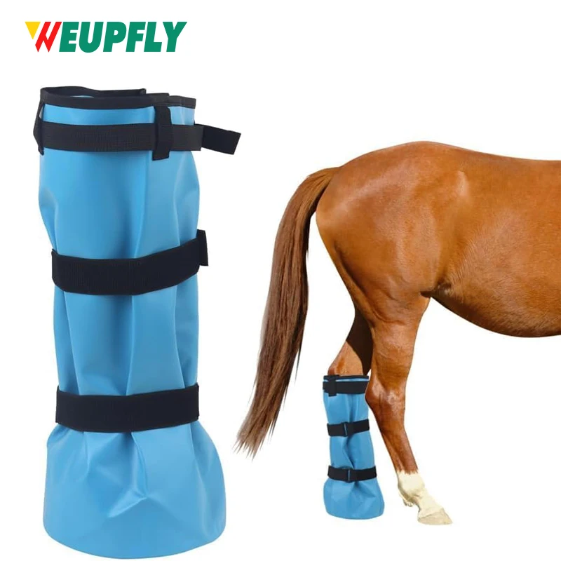  1PCS Hoof Soaking Boot for Horses, Horse ice Boots Horse hoof Boots, Horse Soaker Bag, hoof Shoes Hooves Care Treatment Bucket