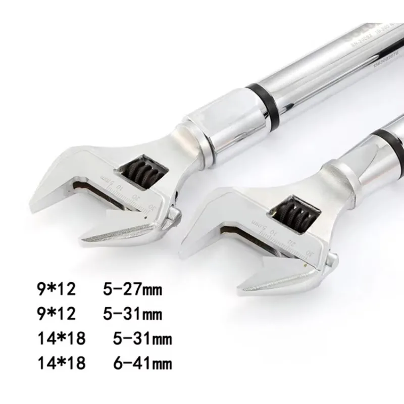 

perfect 2025 Digital Torque wrench spanner with interchangeable ratchet adjustable open key end head 1.5 to 30 135 200 340N/m sp