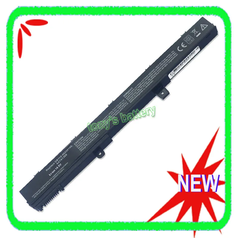 

4 cell A41N1308 Аккумулятор для ноутбука ASUS X451 X451C X451M X451MA X551 X551CA X551M X551MA X45LI9C D550MA A31N1319