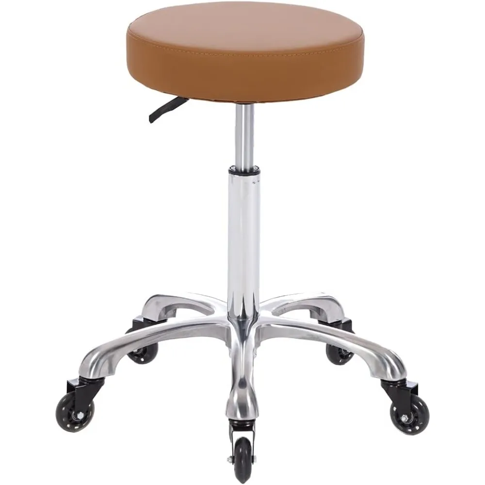 

Rolling Salon Stool Swivel Chair with Wheels Height Adjustable Hydraulic for Hair Salon Beauty Facial Massage Spa Tattoo