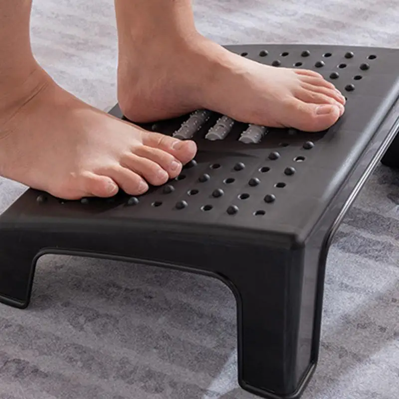 

Under Desk Footrest Ergonomic Foot Stool with Massage RollersMassage Foot Stool Under Desk For Home Office Toilet