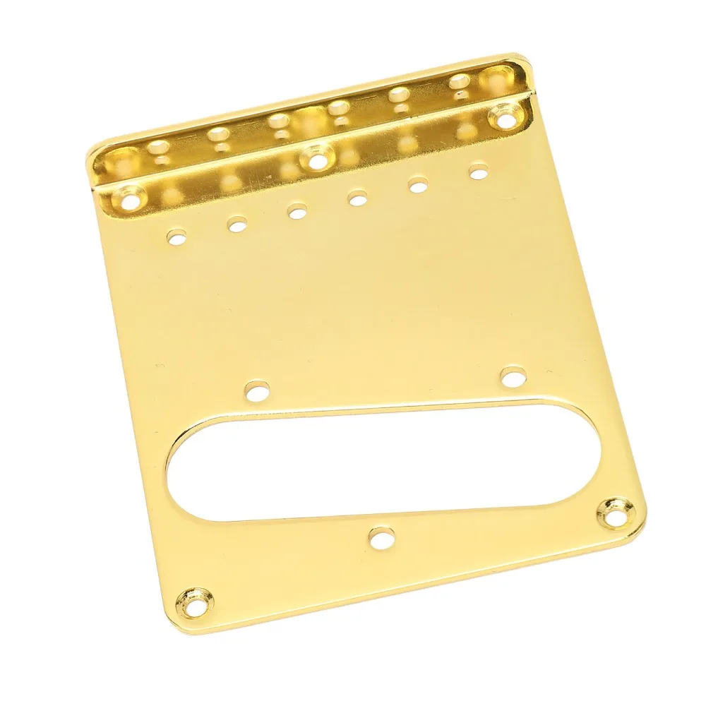 6 Strings​ Top Loader Guitar Bridge Plate​ ​Gold Unilateral Guitar Bridge Base Plate​ Easy to install