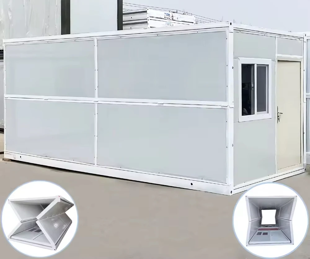 Cheap Price Standard Modern Soundproof Foldable Prefab Mobile House Easy Folding Insulated Container House