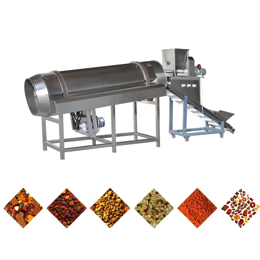 ماكينة صنع أغذية الكلاب الأوتوماتيكية بالكامل 200-300 كجم/ساعة خط تجهيز أغذية الحيوانات الأليفة بثق أغذية القطط #3