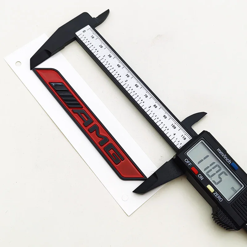 2 قطعة شعار ABS AMG شعار ملصق سيارة درابزين الجانب شارة لمرسيدس A45 C63 W204 W205 E63 W212 W213 CLA 45 GLC 63 X253 X164 S63 #3