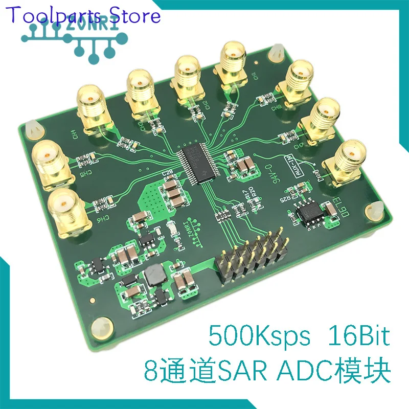 ADS8688 16Bit/500Ksps Single/Bipolar Input 8-Channel SAR/ADC Data Acquisition Module