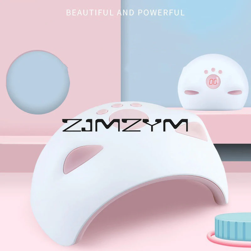 48W LED UV Nail Lamp Therapy Machine LED Automatic Induction Nail Grease Glue Baking Light