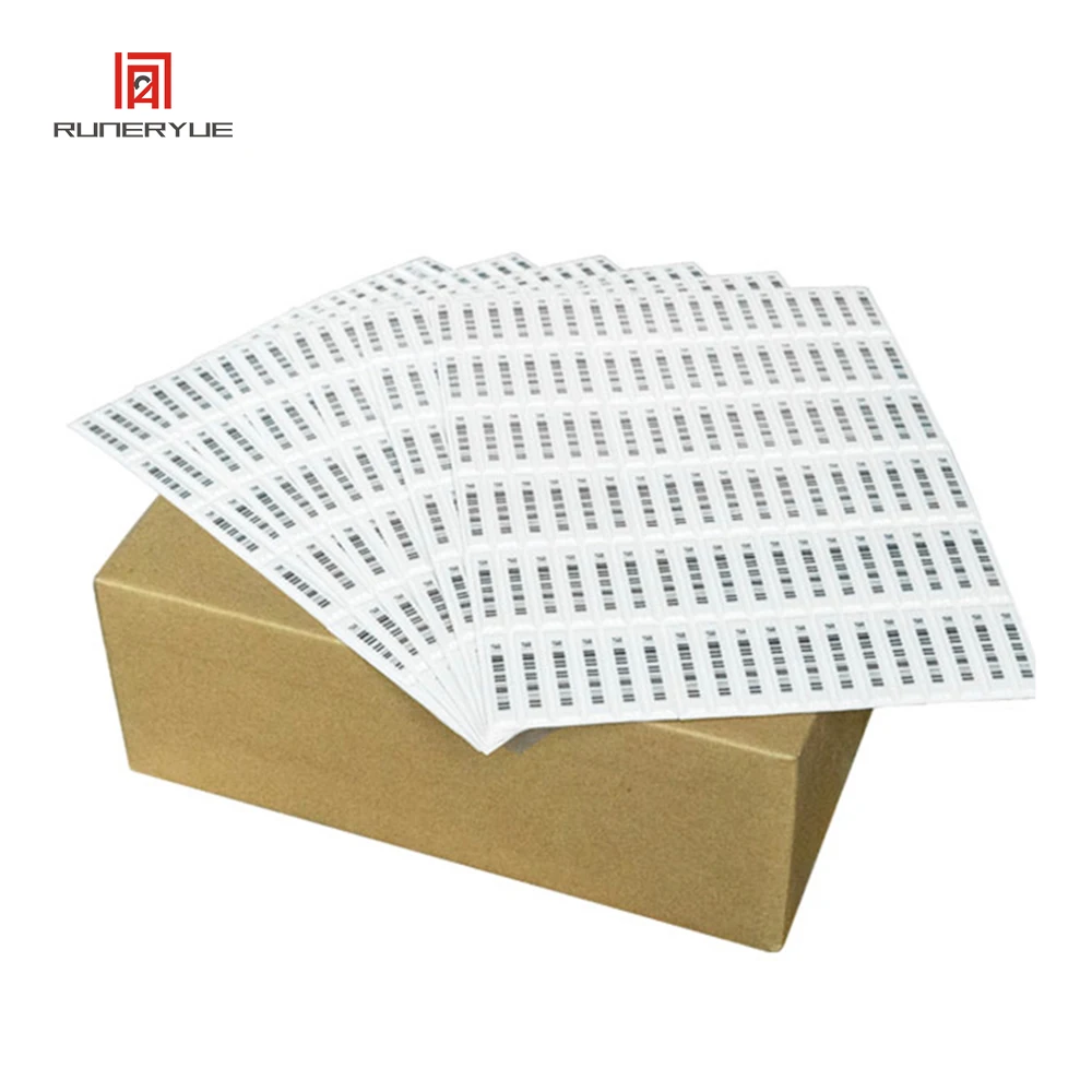 100 pcs 58khz AM Security Barcode Label Tags, Acoustic Magnetic Sticker Checkpoints