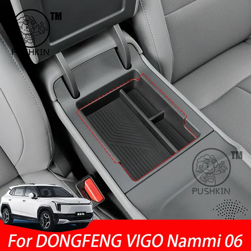 

For DONGFENG VIGO Nammi 06 2025 Car Armrest Storage Box Center Console Organizer Center Console Interior Accessories