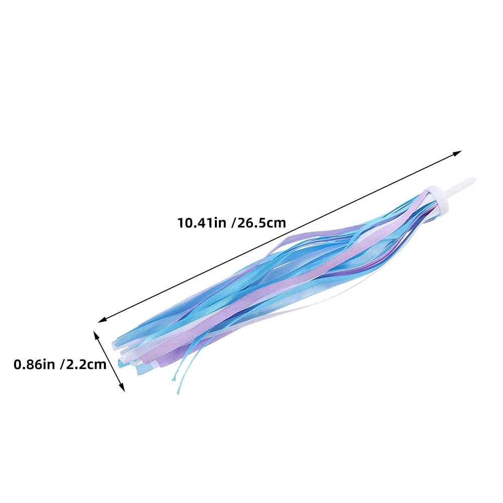 3 أزواج من أشرطة المقود للدراجات التي اصطياد العين وشرابة ديكور أشرطة متدفقة ديناميكية مناسبة للدراجات البالغة