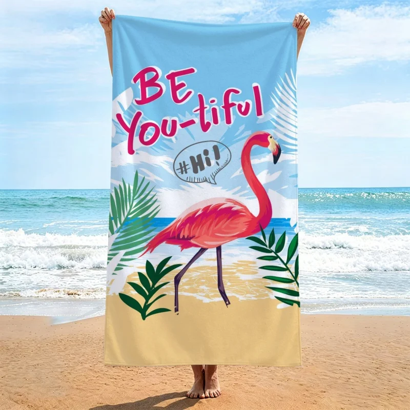 Newest Beach Towel Pink Vertical Stripe Cowboy Boot Hat Horseshoe Print Western Style Beach Towel Holiday Pool Towel