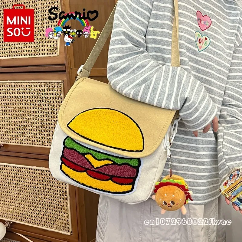 MINISO-Sac à dos Hello Kitty pour femmes, sacoche à bandoulière de bonne qualité, sac de rangement personnalisé, nouvelle collection