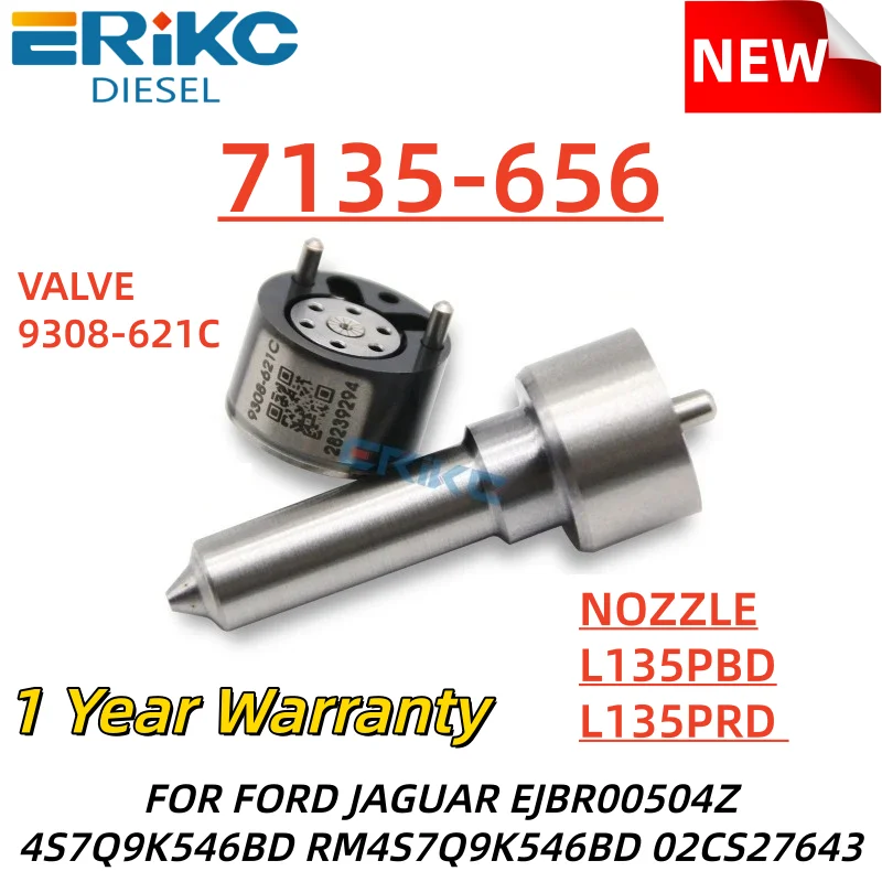 

Nozzle L135PBD L135PRD Valve 9308-621C Diesel Repair Kit 7135-656 FOR FORD JAGUAR EJBR00504Z 4S7Q9K546BD RM4S7Q9K546BD 02CS27643
