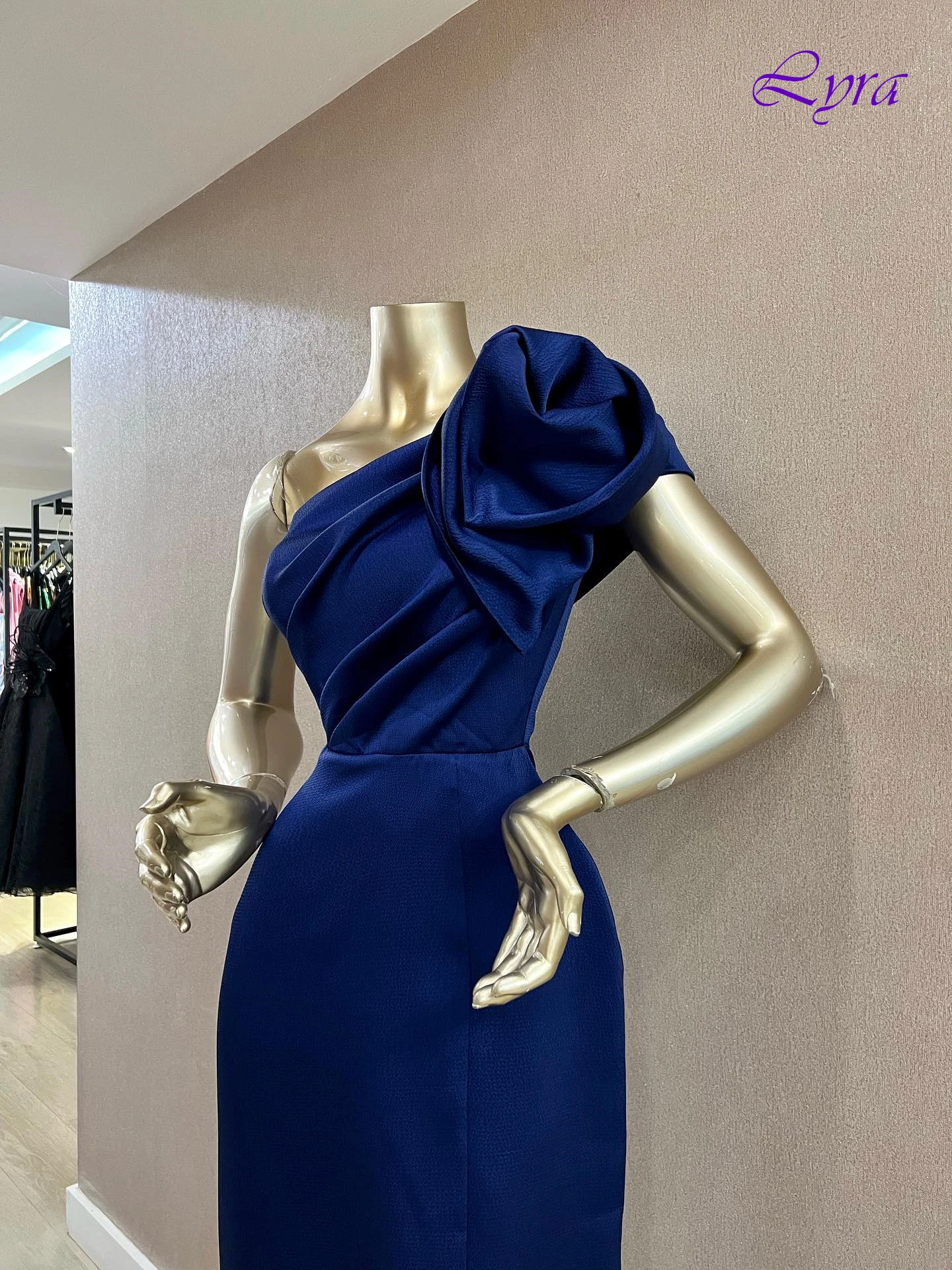 

Customized Straight One Shoulder Elegant Formal Evening Dress and High Quality Fashion Prom Gowns Temperament Party Dress