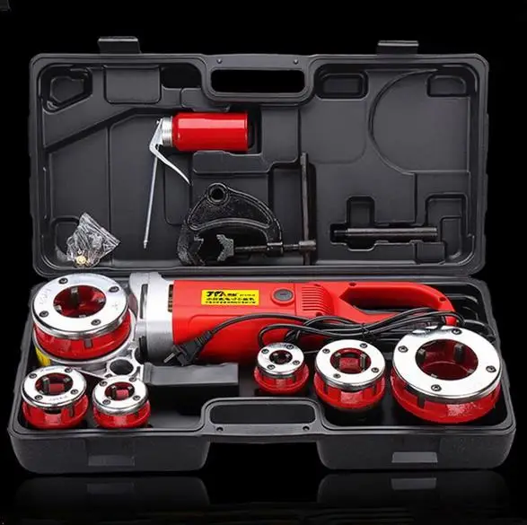 휴대용 휴대용 전기 파이프 스레더 휴대용 전기 파이프 스레딩 기계의 공장 직접 공급