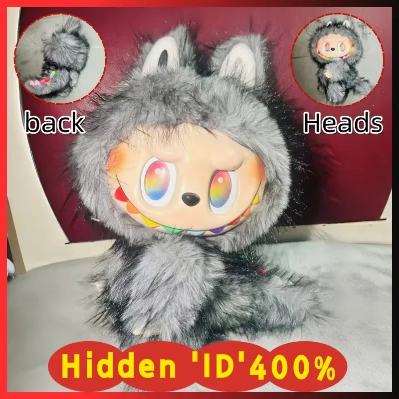 

High-Quality Labubu 38cm V3 Generation Hidden 'Id' Version Plush Toy Random Cute Girl'S Holiday Gift Collectible Stuffed Animal