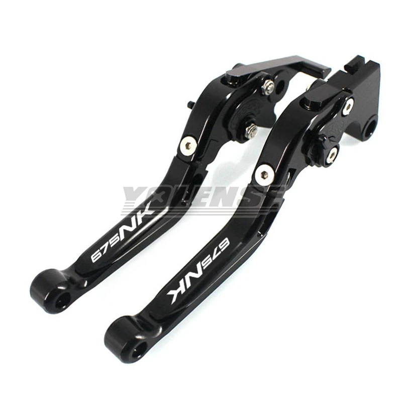 Motorcycle Accessories Adjustable Folding Extendable Brake Clutch Levers For 675NK 675 NK 2025