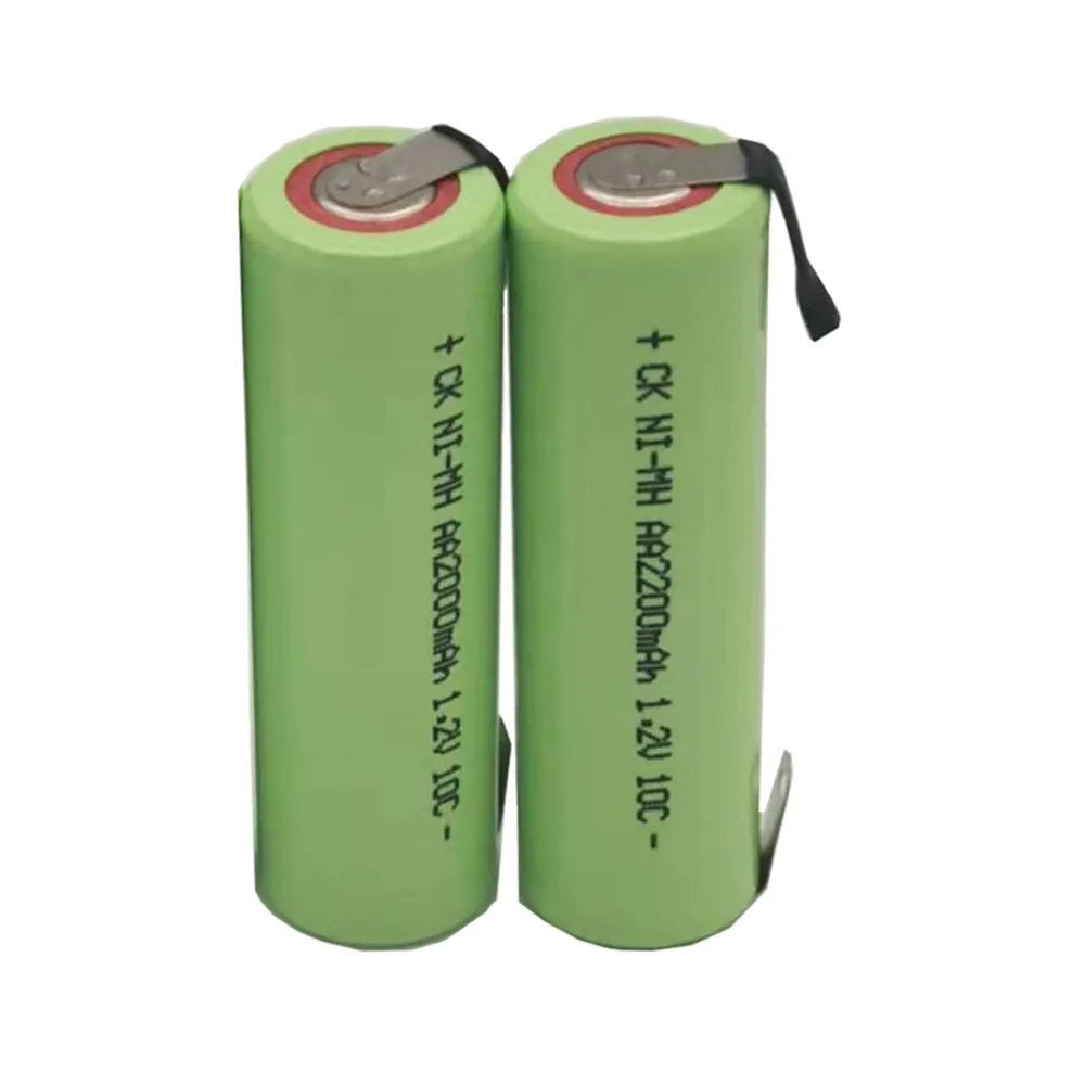 2200mah 1.2V AA rechargeable battery  for Philips HQ6095 HQ6695 HQ6920 HQ665 HQ686 HQ6849 HQ6070 hq6071 shaver razors batteries