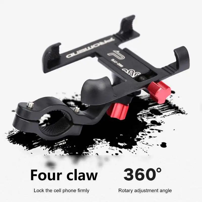 

New Aluminium Alloy Bicycle Bike Phone Holder 3.5-6.5" Cell Phone Bike Motorcycle Mount Phone Support Cycling Bracket for GPS