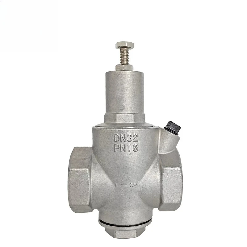 Stainless steel internal thread air compressor pressure reducing valve adjustable