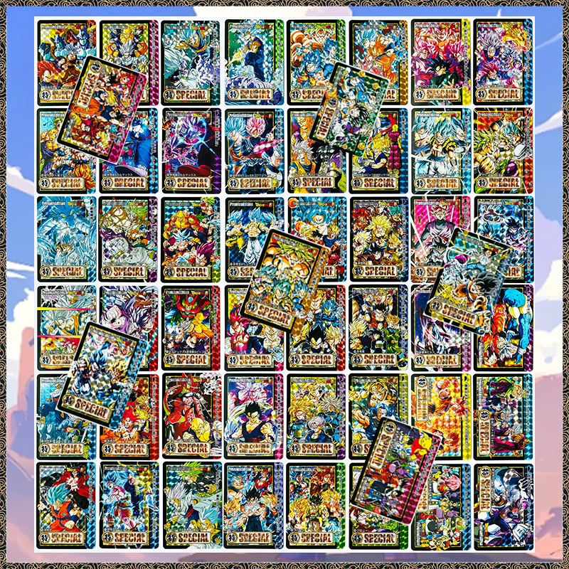 Anime Dragon Ball DIY ACG Gogeta Vegeta Fourth Year Chichi Mai Android 18 Broly Trunks Pan Collectible Cards Birthday Toy Gift
