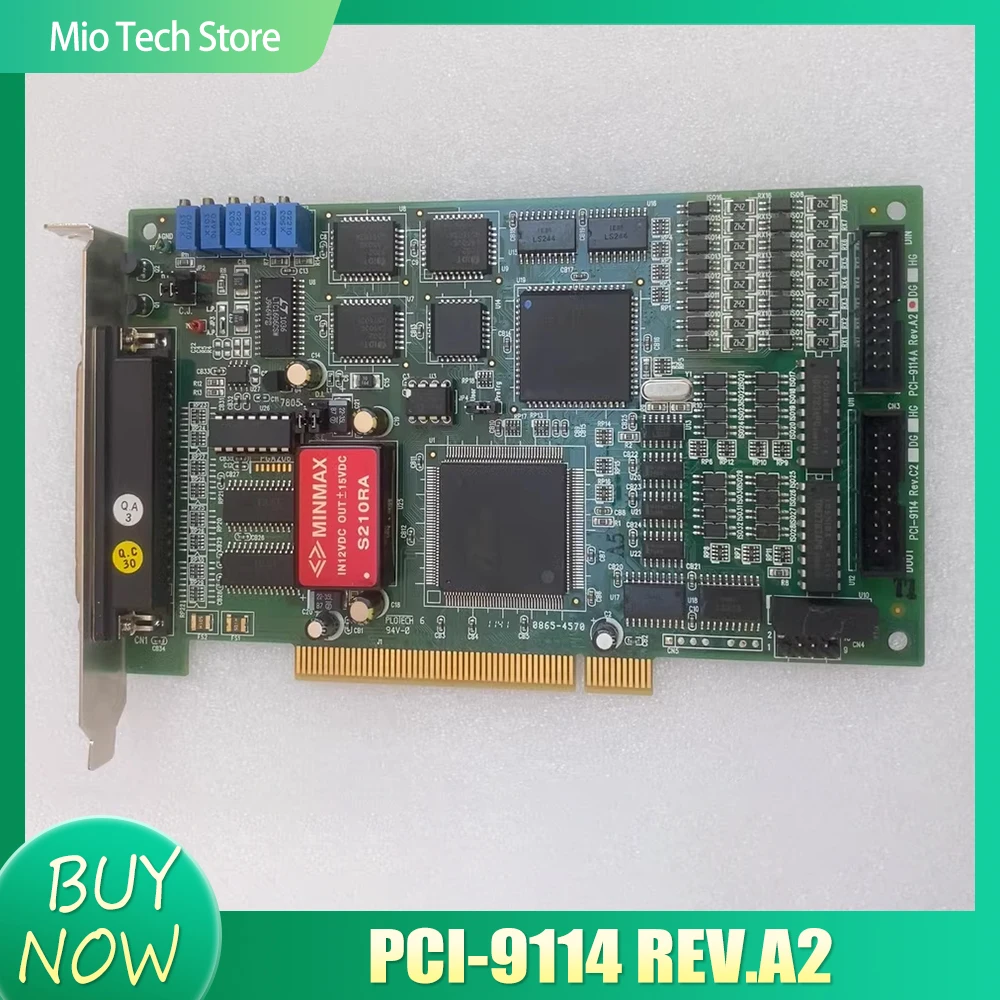 

Для ADLINK PCI-9114 REV.A2 32-канальная плата управления промышленным компьютером PCI-9114DG 0865-4570