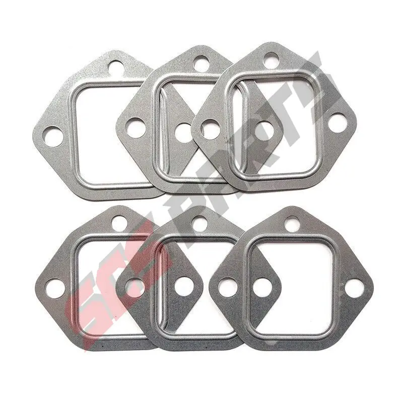 

6× 3020943 Exhaust Manifold Gasket Fit Cummins Engine N14 NT855(3069100,142234)