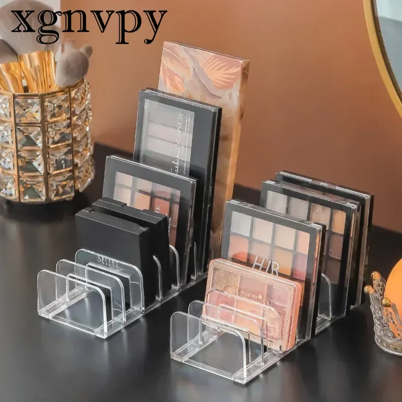 Xgnvpy New Eyeshadow Palette Organizer Eyepowder Storage Tray Cosmetics Rack Makeup Tools Compartment Holder for Women Makeup