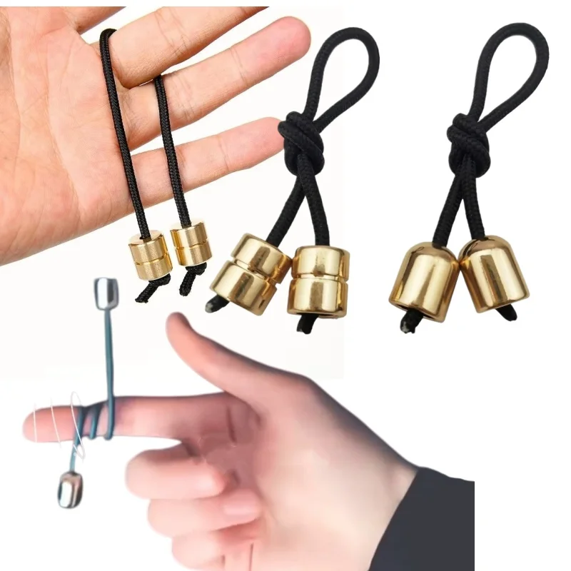 Begleri Copper Worry Beads Fidget Toy - Finger Skill Anxiety Relief Non-Stop Kinetic Art For Men Women Fingertips Game
