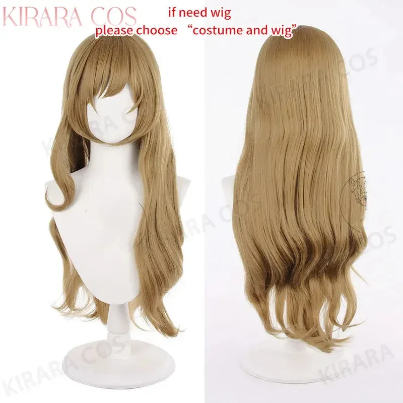 NewGenshin 의상 가발 모자와 보라색 드레스 겸용 Genshin Impact Lisa 코스프레 여성 의상 GT03402025