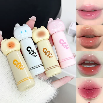 Cute Cat Lip Gloss - Moisturizing Smooth and Long-lasting Lip Glaze - 4 Shades Easy to…
