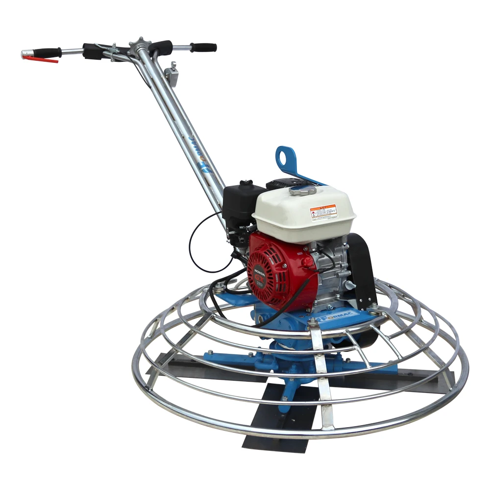 

Concrete Finishing Walk Behind Power Trowel Machine Concrete Grinder With Honda Engine