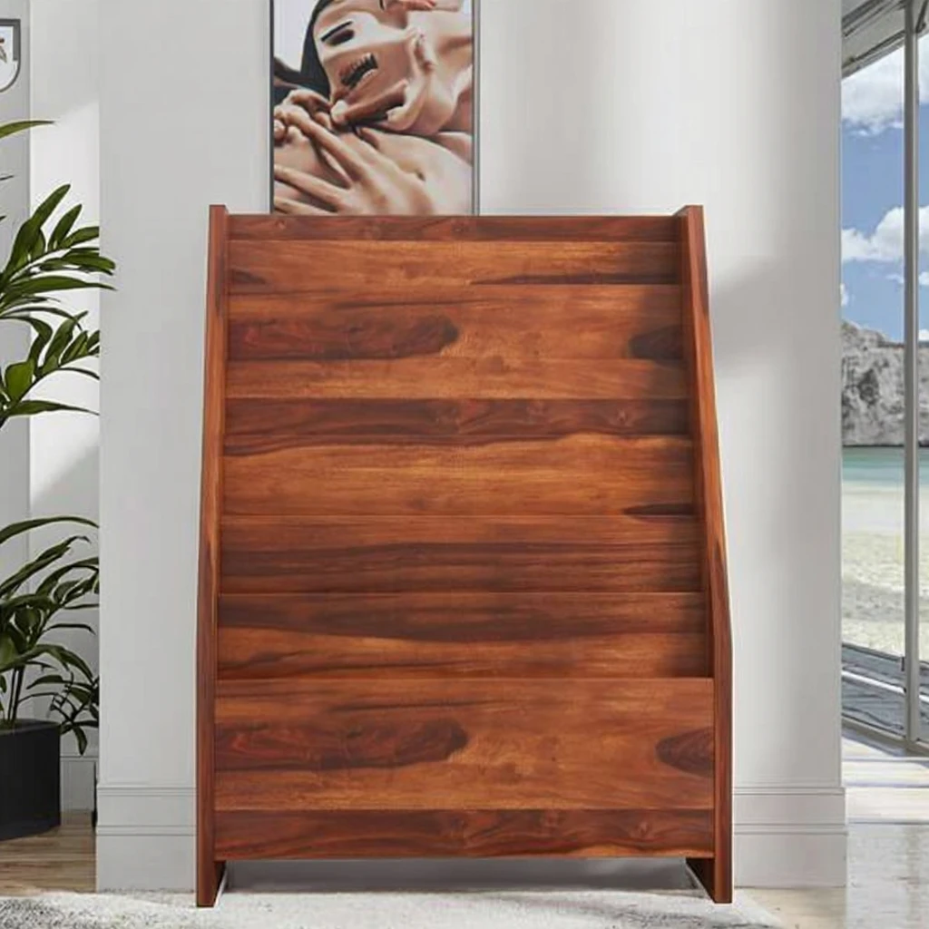Z DU'S Modern Solid Wood Bookcase, 6-Shelf Storage, Elegant Filing Cabinet, Perfect For Offices And SchoolsZ