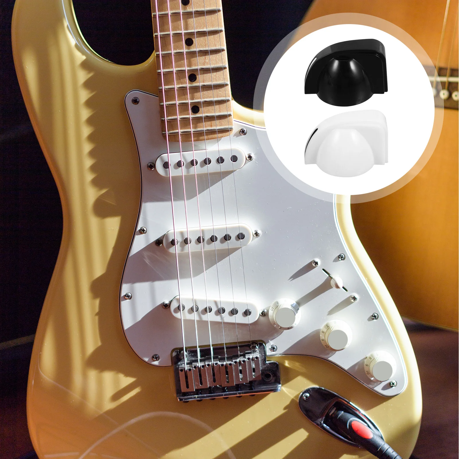 

10pcs Chicken Head Potentiometer Knobs Durable Replacement For Guitar Bass Volume Tone Control Effect Pedal Amplifier Mini