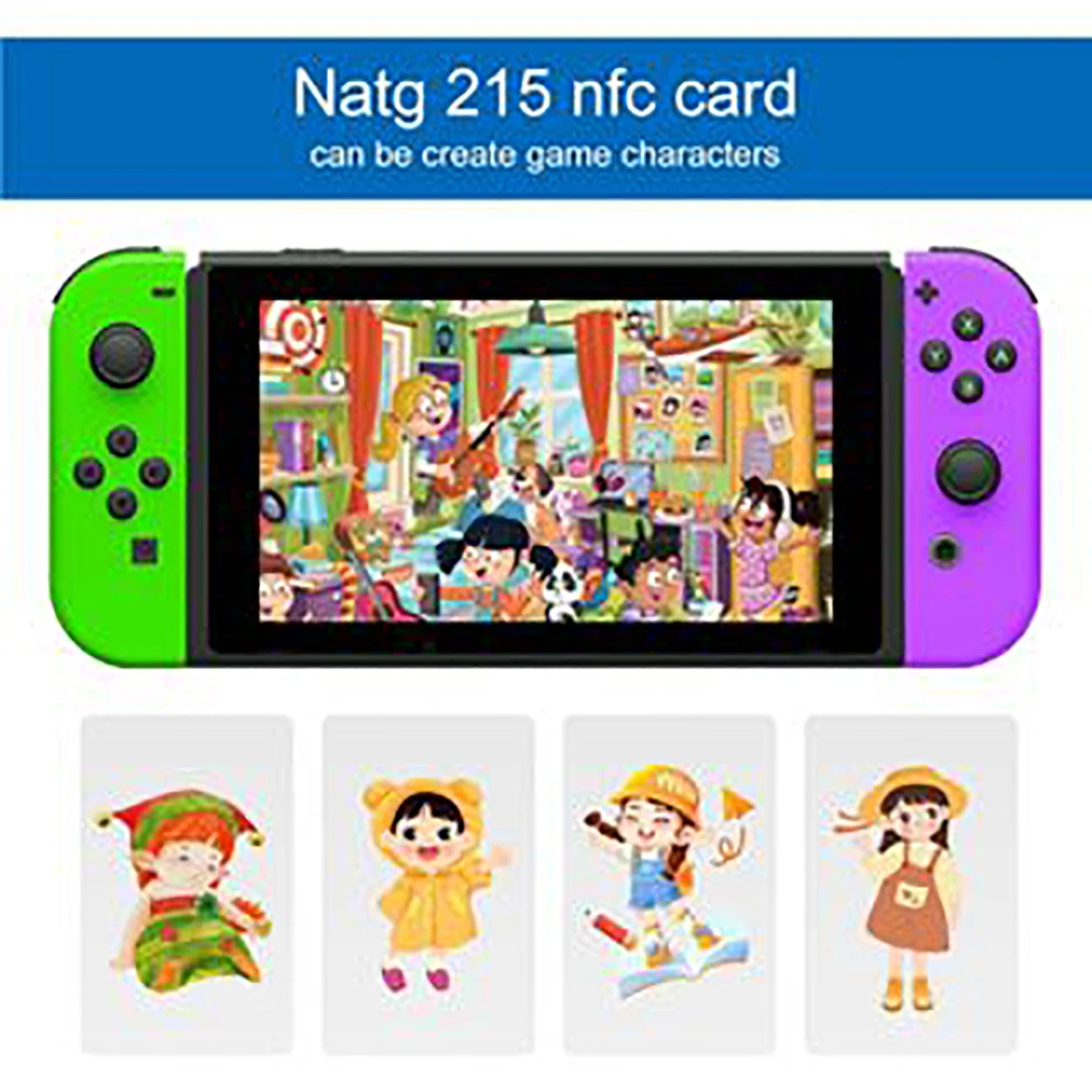 Schede NFC Tag NFC riscrivibili Schede in PVC NTAG 215 Vuote Facile Conveniente Chip per biglietti da visita NFC programmabili 504 byte